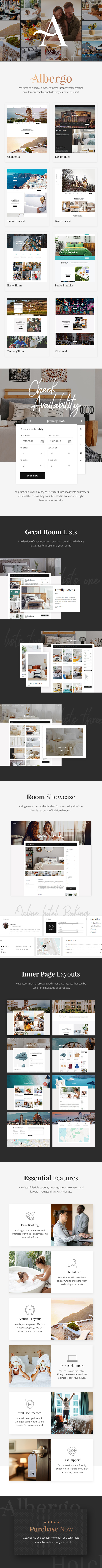 Albergo - Hotel and Accommodation Booking Theme - 1
